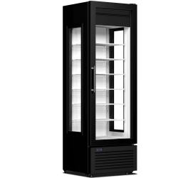 CRF 400 3D GLASS Κάθετη βιτρίνα κατάψυξης στατικής ψύξης 3 όψεων