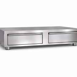 Διπλή συρταριέρα καφέ SKA-086-2S