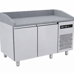 PIZCT88/I/G Ψυγείο πάγκος 80cm πλάτος (για  ταψιά 60x40) με  2 πόρτες χωρίς  καπάκι, με γρανίτη