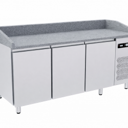 PIZCT888/I/G Ψυγείο πάγκος 80cm  πλάτος (για ταψιά  60x40) με 2 πόρτες  χωρίς καπάκι, με  γρανίτη & ουδέτερη  συρταριέρα  