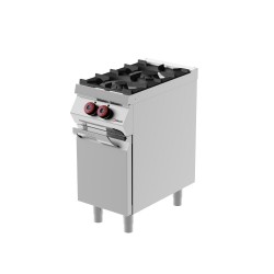 FA071MA - Κουζίνα αερίου ουδέτερου στοιχείου με 2 καυστήρες και αρθρωτή πόρτα