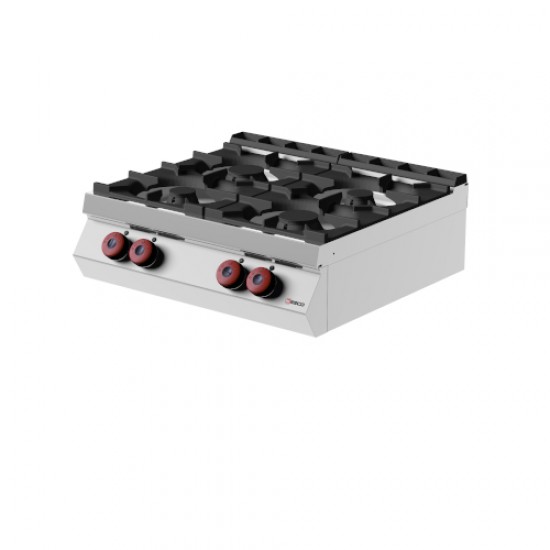 FA072T0 - Σειρά αεριόυ 4 καυστήρων - Top Line