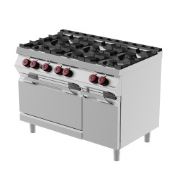 FAG73M0 - Σειρά αερίου : Φούρνος αερίου με ντουλάπι και 6 καυστήρες