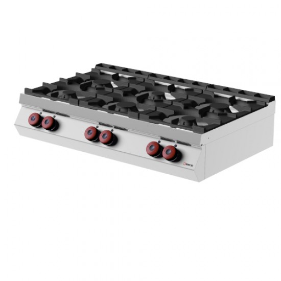 FA073T0 - Σειρά αερίου 6 καυστήρων - Top Line