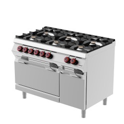 FEE73M0 - Ηλεκτρικός φούρνος και ντουλάπι με 6 ερμητικούς καυστήρες