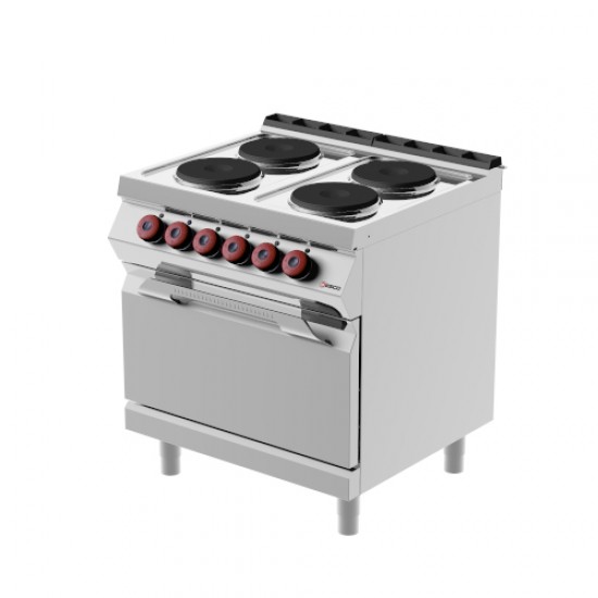 PEE72M0 - Ηλεκτρική κουζίνα-φούρνος 4 ματιών