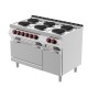 PEE73M0 - Ηλεκτρική κουζίνα-φούρνος 6 ματιών με ντουλάπι