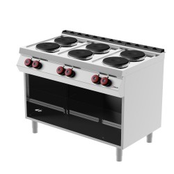 PE073M0 - Ηλεκτρική κουζίνα 6 ματιών