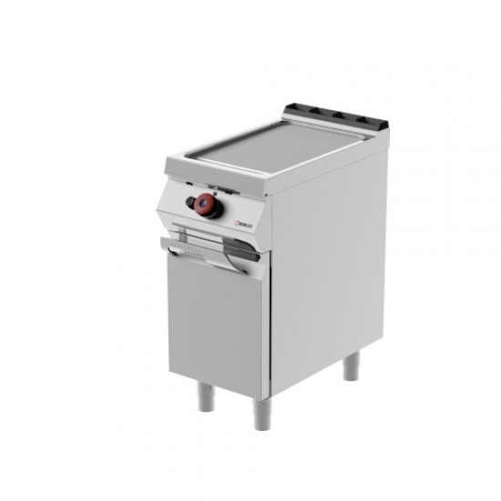 FTG71MG - Επιφάνεια τηγανίσματος αερίου μονής πλάκας με αρθρωτή πόρτα