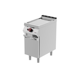 FTG71MJ - Επιφάνεια τηγανίσματος αερίου μονής πλάκας με αρθρωτή πόρτα