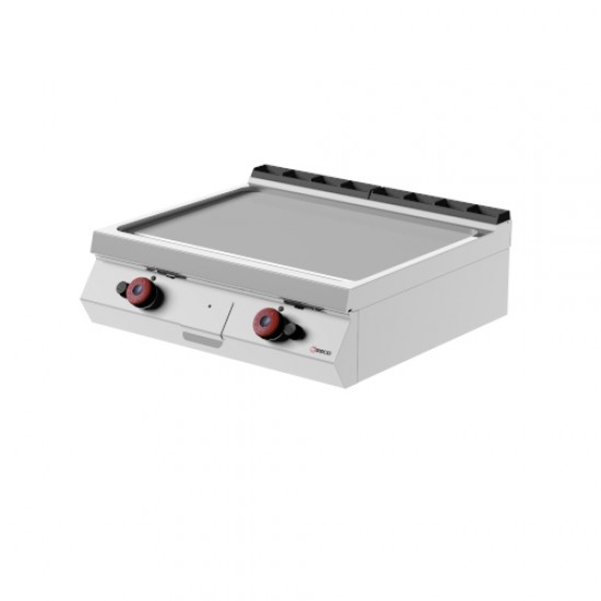 FTG72TA - Κουζίνα αερίου με διπλή πλάκα τηγανίσματος - Top Line