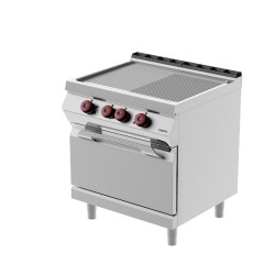 FTE72EC - Ηλεκτρική κουζίνα τηγανίσματος διπλής πλάκας με ηλεκτρικό φου΄ρνο