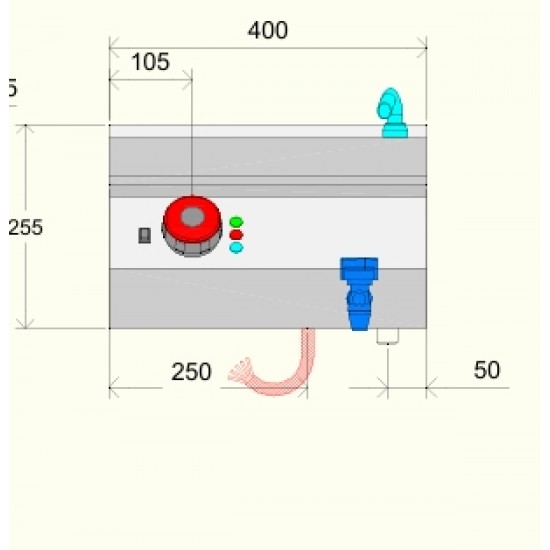 BME71T0 - Bain-marie μισής ενότητας - Top Line
