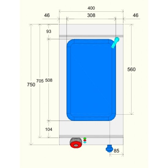 BME71T0 - Bain-marie μισής ενότητας - Top Line