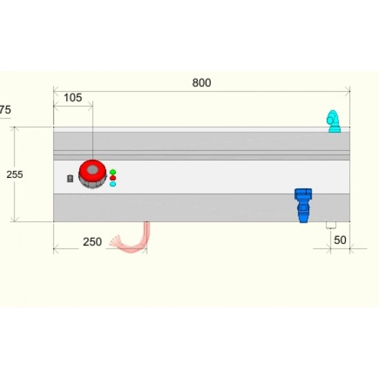 BME72T0 - Ενιαία μονάδα Bain-marie – Top Line