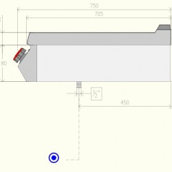 FTG71TA - Κουζίνα αερίου με μονή πλάκα τηγανίσματος - Top Line
