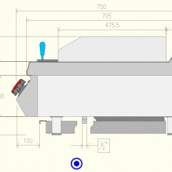GPG71T0 - Ψησταριά με πέτρα λάβας - Top Line
