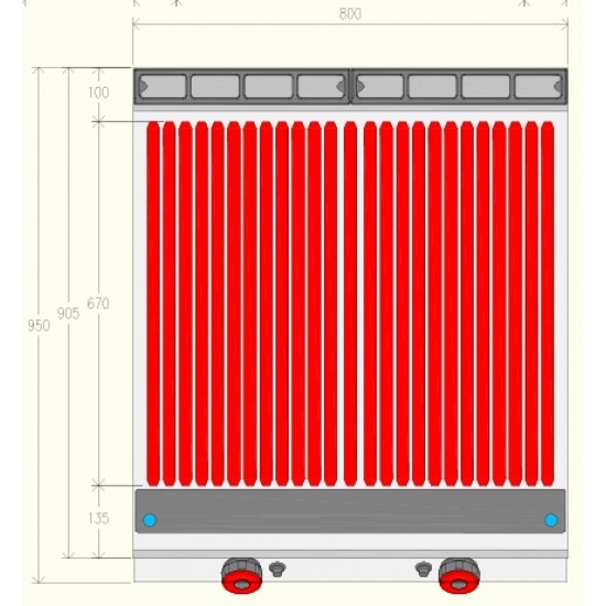 GPG92M0 - Επαγγελματική κουζίνα γκαζιού