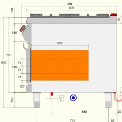 TPG93MH - Επαγγελματικός ηλεκτρικός φούρνος