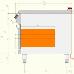 PTE92MB - Επαγγελματικός ηλεκτρικός φούρνος