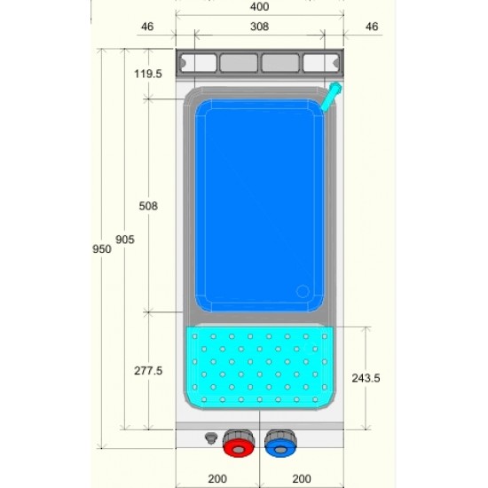 CPG91M0 - Επαγγελματική κουζίνα αερίου ζυμαρικών