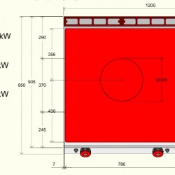 TPG93MB - Επαγγελματικός φούρνος αερίου