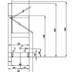 Επαγγελματικό πλυντήριο-καμπάνα PC 12 