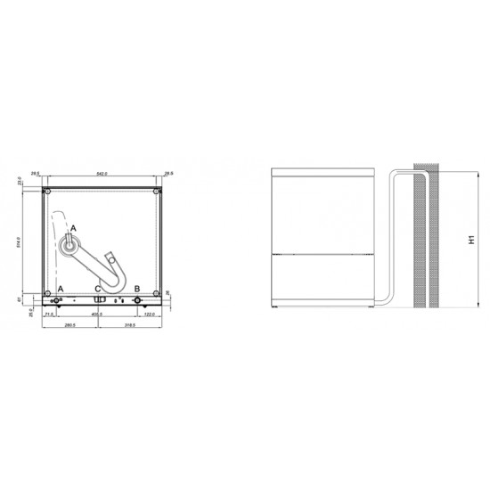 Επαγγελματικό πλυντήριο πιάτων YB 35