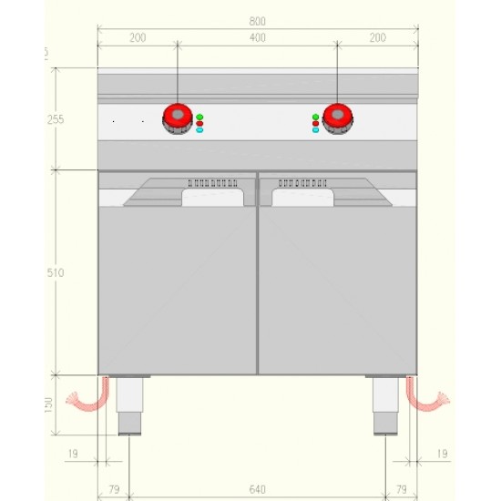 FRE92M0 - Ηλεκτρική φριτέζα