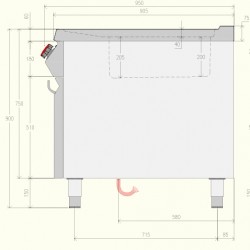FRE92M0 - Ηλεκτρική φριτέζα