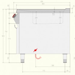 FRE91M0 - Ηλεκτρική φριτέζα