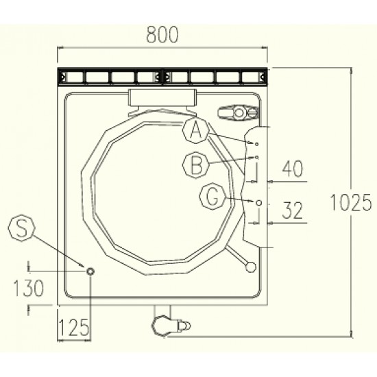 PNG92MF - Κατσαρόλα αερίου