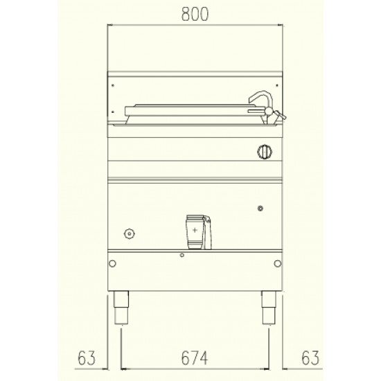 PNG92MH - Κατσαρόλα αερίου