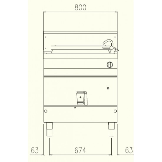 PNG92MD - Κατσαρόλα αερίου