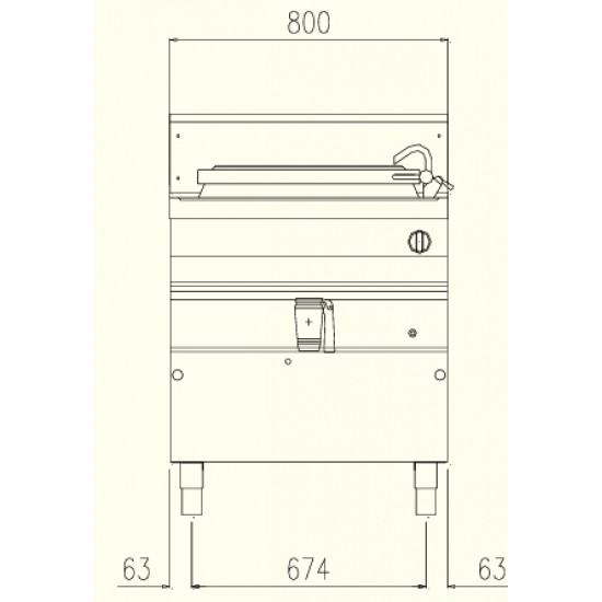 PNG92MA - Κατσαρόλα αερίου
