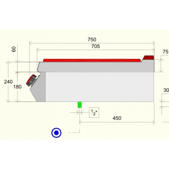 TPG73TC - Εστία μαγειρέματος αερίου με 2 καυστήρες - Top Line
