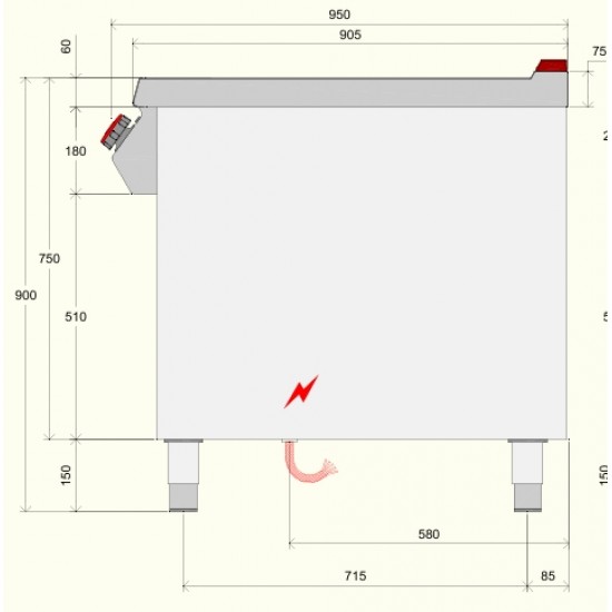 IW091T0 - Ηλεκτρική κουζίνα 