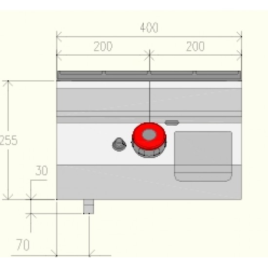 FTG91TB - Κουζίνα αερίου για τηγάνισμα