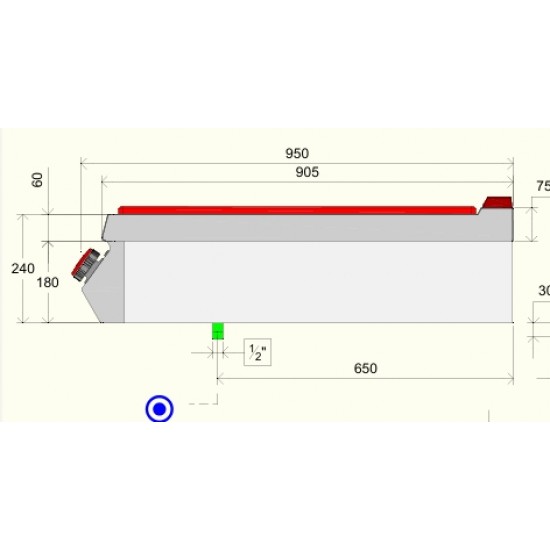 TPG92TC - Εστία μαγειρέματος αερίου με 2 καυστήρες