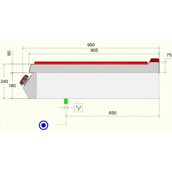 TPG93TC - Εστία μαγειρέματος αερίου με 4 καυστήρες