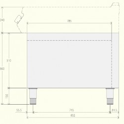 EN091BA - Ντουλάπα ουδέτερης βάσης με αρθρωτή πόρτα