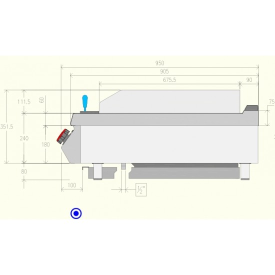 GPG91T0 - Ψησταρία με πέτρα λάβας 