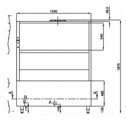 Επαγγελματικό πλυντήριο σκευών G EVO 1005 R