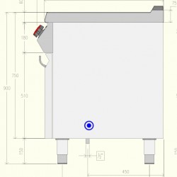 FTG72MA - Κουζίνα αερίου τηγανίσματος διπλής πλάκας