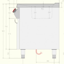 FRE71ME - Ηλεκτρική φριτέζα μονού μπολ με ηλεκτρονικό έλεγχο