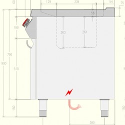 FRE71MD - Ηλεκτρική φριτέζα με 2 μπολ
