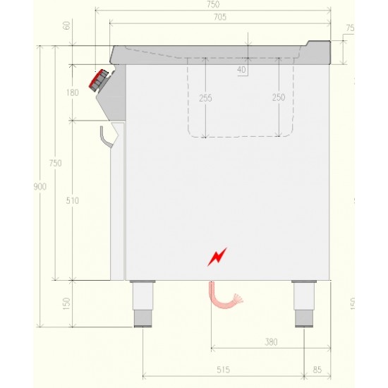 FRE72ME - Ηλεκτρική φριτέζα με 2 μπολ και ηλεκτρονικό έλεγχο