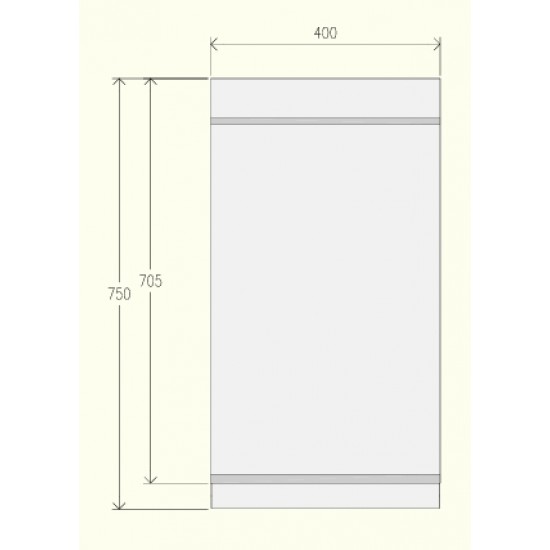 EN071MB - Κουζίνα ουδέτερου στοιχείου με συρτάρι και αρθρωτή πόρτα