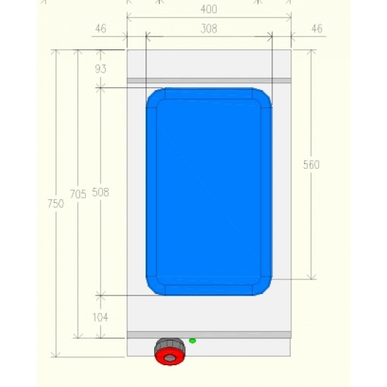 CCE71M0 - Δοχείο υπέρυθρης θέρμανσης 