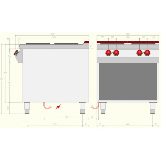 PE092M0 - ΕΠΑΓΓΕΛΜΑΤΙΚΗ ΗΛΕΚΤΡΙΚΗ ΚΟΥΖΙΝΑ